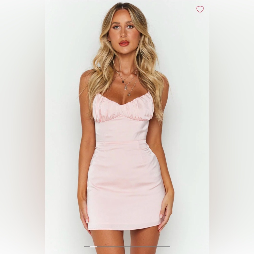 Beginning Boutique Blush Mini Dress